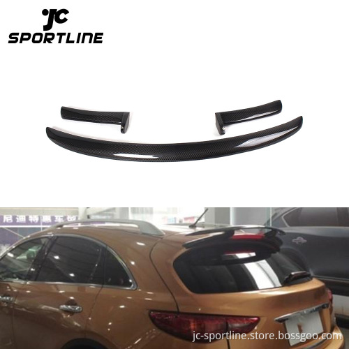 Carbon Fiber Roof Spoiler for Infiniti FX35/FX50 2010-2013